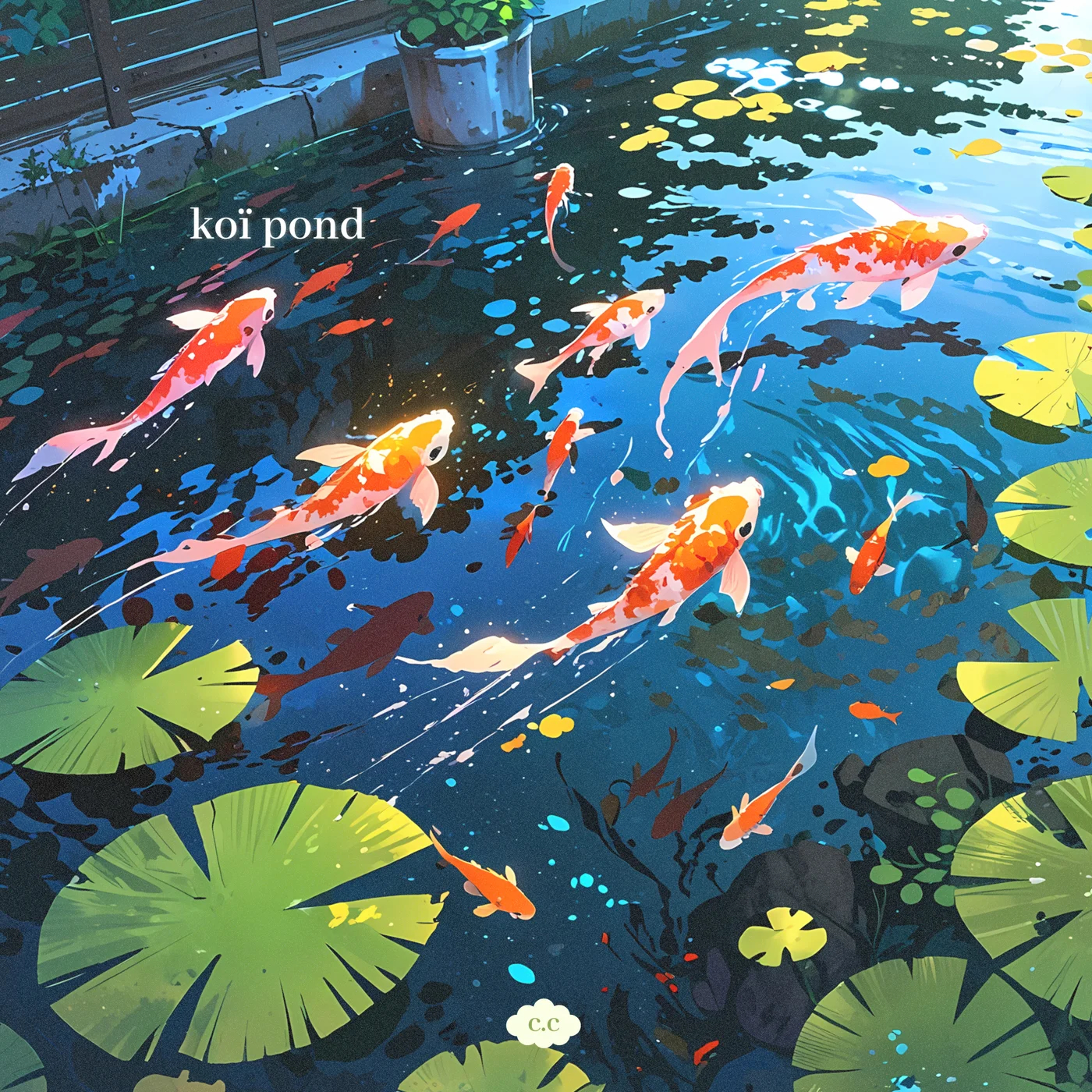 koï pond